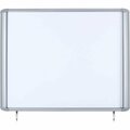 Bi-Silque Waterproof Outdoor Magnetic Lacquered Steel Dry Erase Enclosed Board, 30x26.5in BVCVT340609760